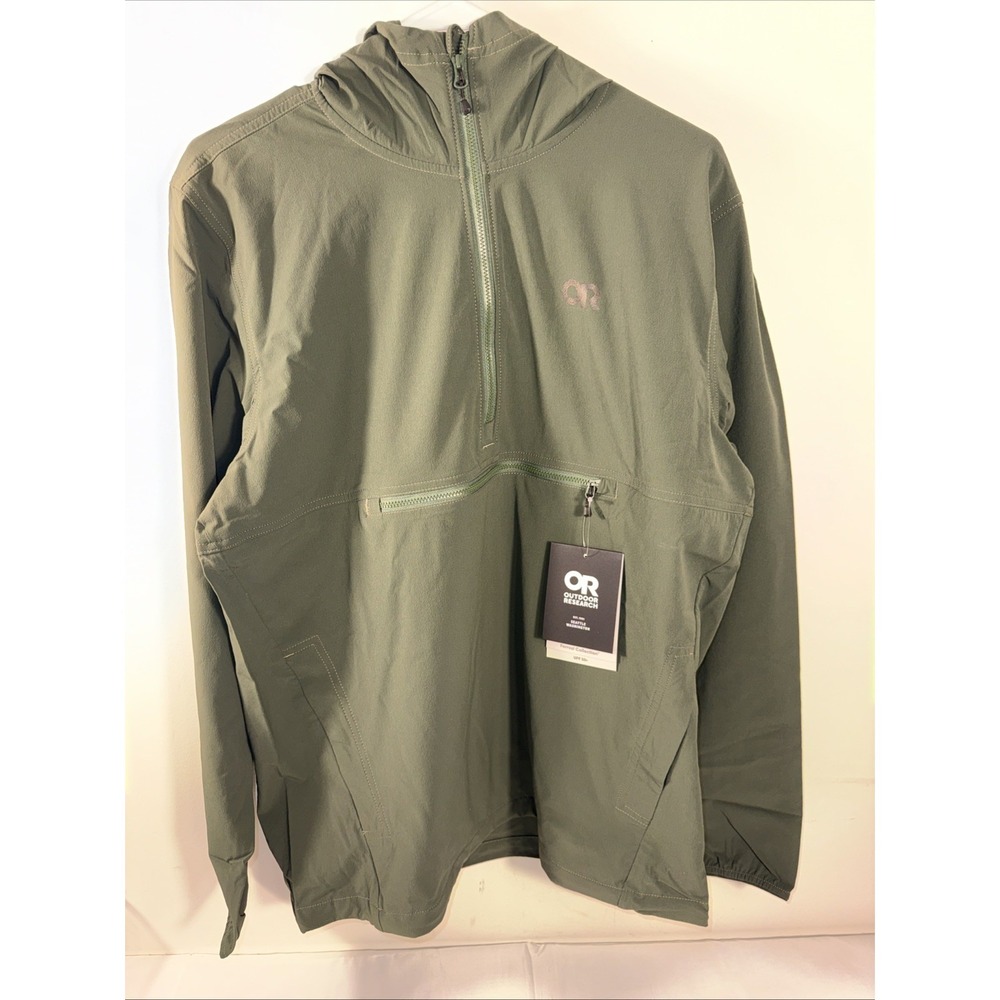 MENS Medium OUTDOOR RESEARCH FERROSI ANORAK HOODED JACKET